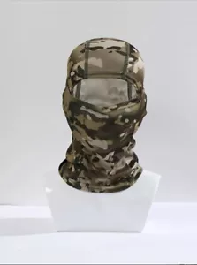 Hunting Mask Camoflouge Balaclava Windproof Full Face Mask Camo Hood Paint ball - Picture 1 of 8