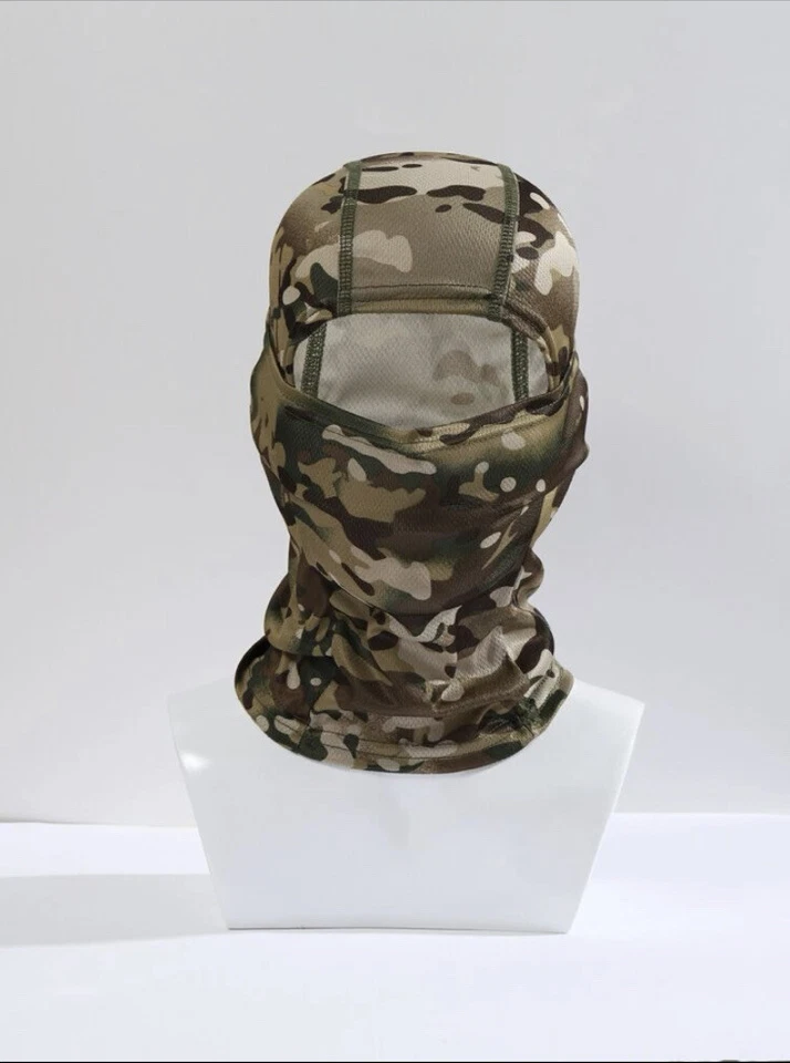 Hunting Mask Camoflouge Balaclava Windproof Full Face Mask Camo Hood Paint ball - Image 1 of 4