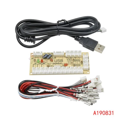 Zero Arcade Delay USB Encoder To PC 5Pin Joystick For MAME+ Push Buttons Cable