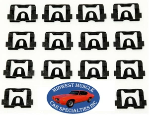 70-81 Firebird Trans Am Camaro Front Windshield Window Trim Molding Clips 14p VT - Picture 1 of 7