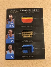 DURANT 2010 Elite Black Box 40/49 TEAMMATES TRIPLE PRIME PATCH WESTBROOK / IBAKA