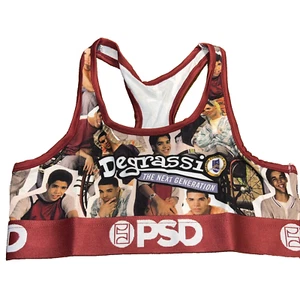 NWT PSD WOMENS (X-SMALL) SPORTS BRA JIMMY ALLOVER MUW1911650 - Picture 1 of 7