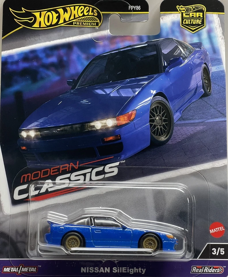 Hot Wheels Car Culture Modern Classics HRV75 NISSAN SILEIGHTY 1 64 Diecast