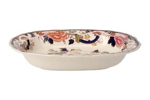 Masons - Mandalay - Blue - Vegetable Dish (Open) - 87137G - Picture 1 of 2