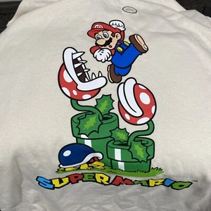 super mario shirt boys M Color Natural New Nintendo Hybrid - Picture 1 of 4