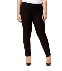 Alfani Women's Plus Size Pull-On Skinny Leg Comfort Waist, Pants Black , 24W - Picture 1 of 3