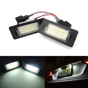 2x White 6000K 24 LED License Plate Lights Kit For 2010-2014 Audi A1 A3 S4 Q5 - Picture 1 of 12