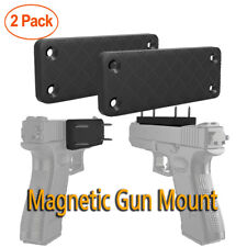 2Pcs 55lbs Gun Magnet Mount Magnetic Holder Concealed Pistol For Car Desk Bed