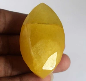 Zaffiro giallo marchesa naturale del Madagascar 270,25 carati pietra preziosa spedizione gratuita - Foto 1 di 5