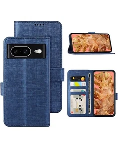 Case for Google Pixel 8 Case, Wallet Case Cover Card Holster Canvas Flip... - Picture 1 of 1