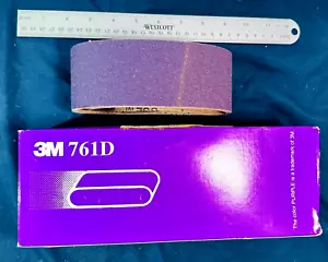 Box mit 5 3M 761D Harz Bond Stoff Gürtel 80Y 2-1/2" x 16" 83307 Neu aus altem Lagerbestand (G) - Bild 1 von 6