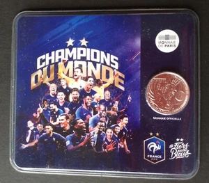 FRANCE - Superbe  10 Euros 2018 sous Blister / Champions Du Monde - Picture 1 of 2
