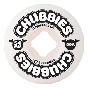 OJ Skateboard Wheels Chubbies 99a weiß 54 mm - Bild 1 von 3