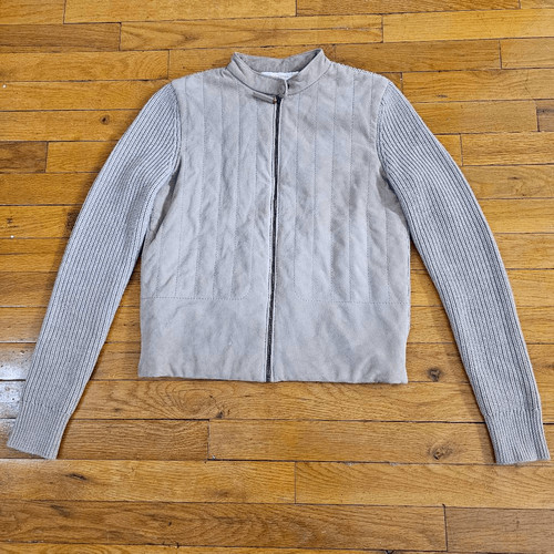 Giacca biker donna lana merino Tory Burch taglia XS