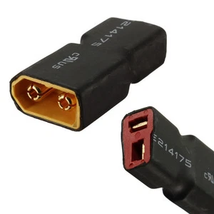 RC XT60 Male To Deans T Connector Female Adapter Conversion Lipo Battery Car A6 - Picture 1 of 3