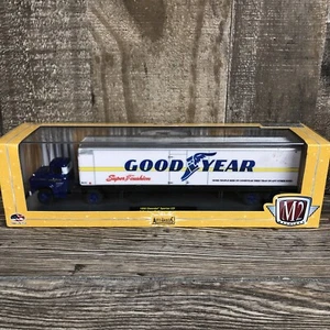 M2 Machines Goodyear 1958 Chevrolet Spartan LCF Semi Trailer Toy Set New 1:64 - Picture 1 of 5