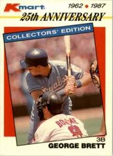 1987 KMART 25TH ANNIVERSARY - #24 GEORGE BRETT - ROYALS -