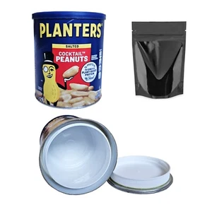 Peanuts Diversion Safe Stash Can Screw Lock Hidden Compartment For Valuables - Picture 1 of 4