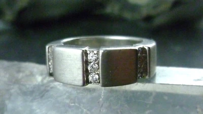 Ring VIVENTY edel massiv mit Glitzersteinen 925er Sterling Silber Ringgröße 52 - Bild 1 von 4