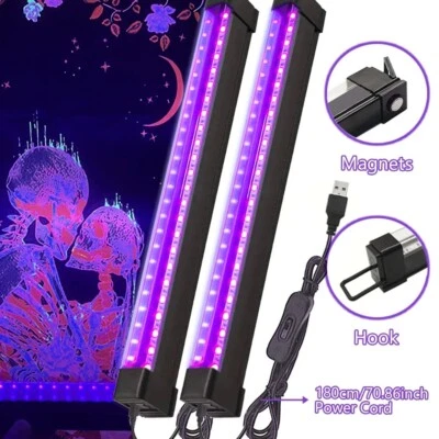 UV Black Light Bar 385nm For Glow Party & Pet Stain Detection & Neon Poster - Image 1 of 4