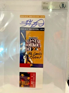 Sammy Sosa Signed 2000 ASG HR Derby Ticket HR Derby Champ Beckett Slabbed - Picture 1 of 2
