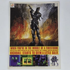 Metal Gear Solid GameBoy Color Kickball Print Ad/Poster Official Promo Art - Picture 1 of 2