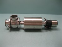 3" Norit Sudmo S375 Single Seat Sanitary SS Valve 8692 Positioner E19