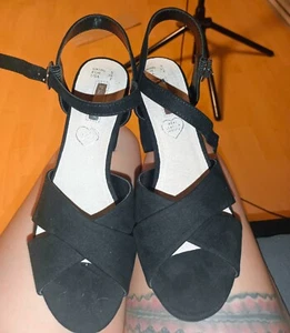 Sommer High Heels mit Blockabsatz mit Tragebild - Bild 1 von 4