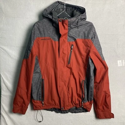 Zero Xposur Boarding Men's Red Insulated Jacket Relaxed Fit Hooded Size Small - Image 1 of 4