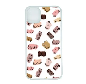 Boobs Phone Case For iPhone 14 13 12 11 XR Samsung S A Breast Pattern Cover tit - Picture 1 of 3