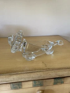 Sasaki Kristall Glas Löwe Figur Süßigkeiten, Nuss oder Schmuck Schale - MCM Japan - Bild 1 von 11
