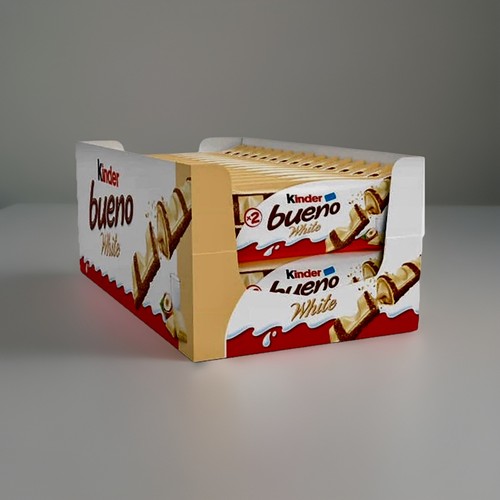 Kinder Bueno White Chocolate 30 X 39G Bars BBE 28/04/26