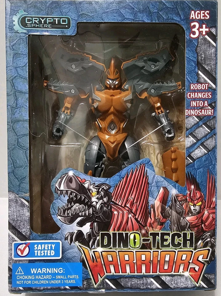 Dino-Tech Warriors  To Robot Transformer Epic 8" Action Figure 3+ Yrs - Image 1 of 1
