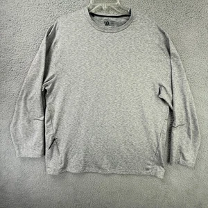 VRST Langarm Pullover Shirt Herren XL grau Reißverschlusstasche sportlich Laufen - Bild 1 von 11