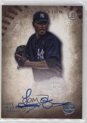2015 Bowman Inception Prospect Auto Luis Severino #PA-LS Auto - Image 1 of 2
