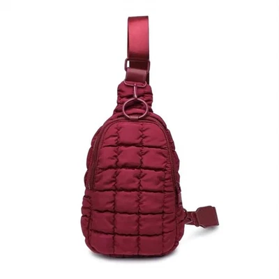 Mochila para mujer Urban Expressions Bristol acolchada hinchada de nailon talla uno Foto 1 de 4