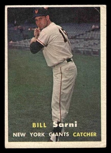 1957 Topps #86 Bill Sarni - GD-VG *TedsCardShack* - Picture 1 of 2