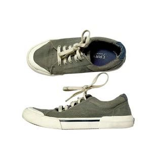 Sperry Striper II Canvas Sneakers Size 2 - Picture 1 of 8