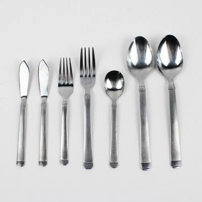 Lote De 7 Cuchillos Cuchillos Tenedores Cucharas Cuchillos Martha Stewart MFS1 (Inox) Surtidos Cubiertos Foto 1 de 4