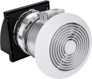 512M 6-Inch through Wall Exhaust Fan, 【Fast Deodorize, Dehumidify & Metal Exhaus - Picture 1 of 8