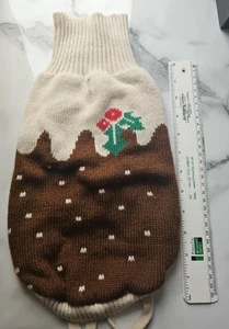 Dog Xmas Pudding Jumper, Coat, Christmas Outfit, Size Approx. 3 - 5kg - Picture 1 of 5