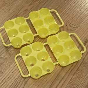 Moldes de huevos de Pascua Jell-O Jiggler amarillos grabados/repujados - ¡Juego de 2! - Imagen 1 de 4