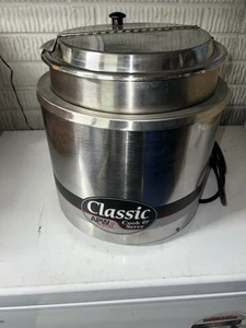 APW WYOTT RCW-11 ROUND COUNTERTOP SOUP COOKER / WARMER 11 Qt - Picture 1 of 5