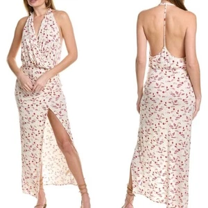 Free People Daria Graphic Maxi Dress in Ivory Combo Size XL - Picture 1 of 9