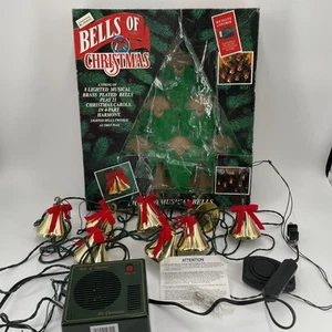 Mr Christmas 8 Lighted Bells of Christmas Carols Decoration Musical WORKS Video - Picture 1 of 15