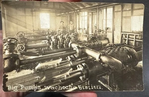 Bombas grandes 1904-1918, estación Wachoche RPPC - Imagen 1 de 4