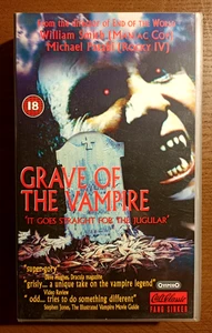 Grave of the Vampire (1972) - 1993 UK VHS Tape, PAL - VIPCO / John Hayes - Picture 1 of 4