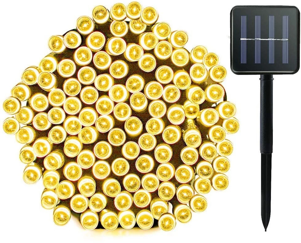 100-200 LED Fairy String Lights Christmas Tree Wedding Xmas Party Outdoor Decor - Image 1 of 4