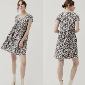Pact Revive Leopard Swing Kleid Babydoll Bio Baumwolle Größe S  - Bild 1 von 6