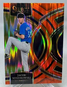 JACOB MISIOROWSKI 2024 Panini Select Orange Flash Prizm Premiere Level Brewers - Picture 1 of 4
